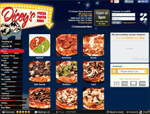 Tablet Screenshot of diceyspizza.com.au